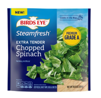 Birds Eye Steamfresh Extra Tender Chopped Spinach, 10.8 oz - Papaya Express